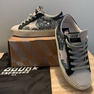 NEW, UNWORN GOLDEN GOOSE HI STAR SNEAKERS